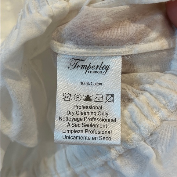 NWT Temperley Eyelet Top Sz S - Picture 7 of 8